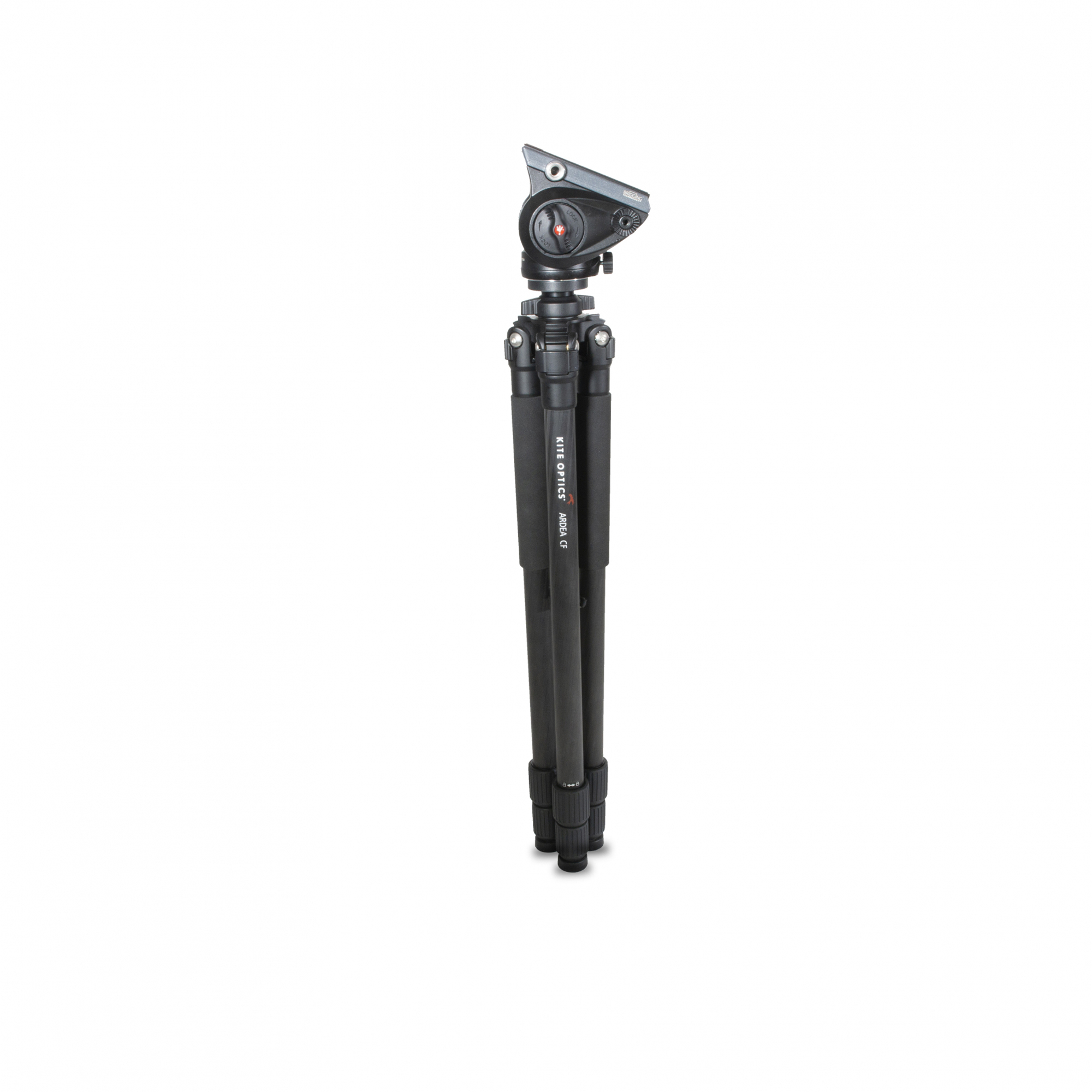 Kite Optics Ardea CF Carbonstativ mit Manfrotto MVH 500 AH