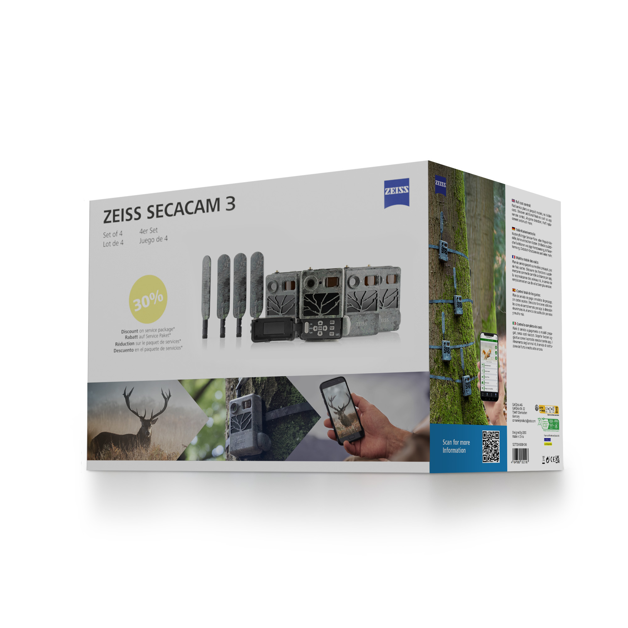 Zeiss Secacam 3 4er-Pack